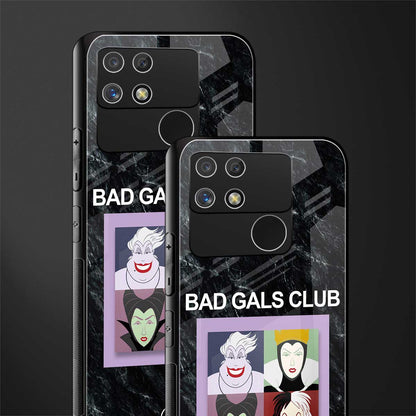 bad gals club back phone cover | glass case for realme narzo 50a