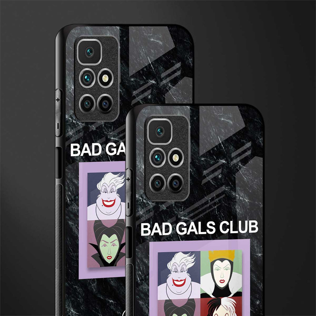 bad gals club glass case for redmi 10 prime image-2