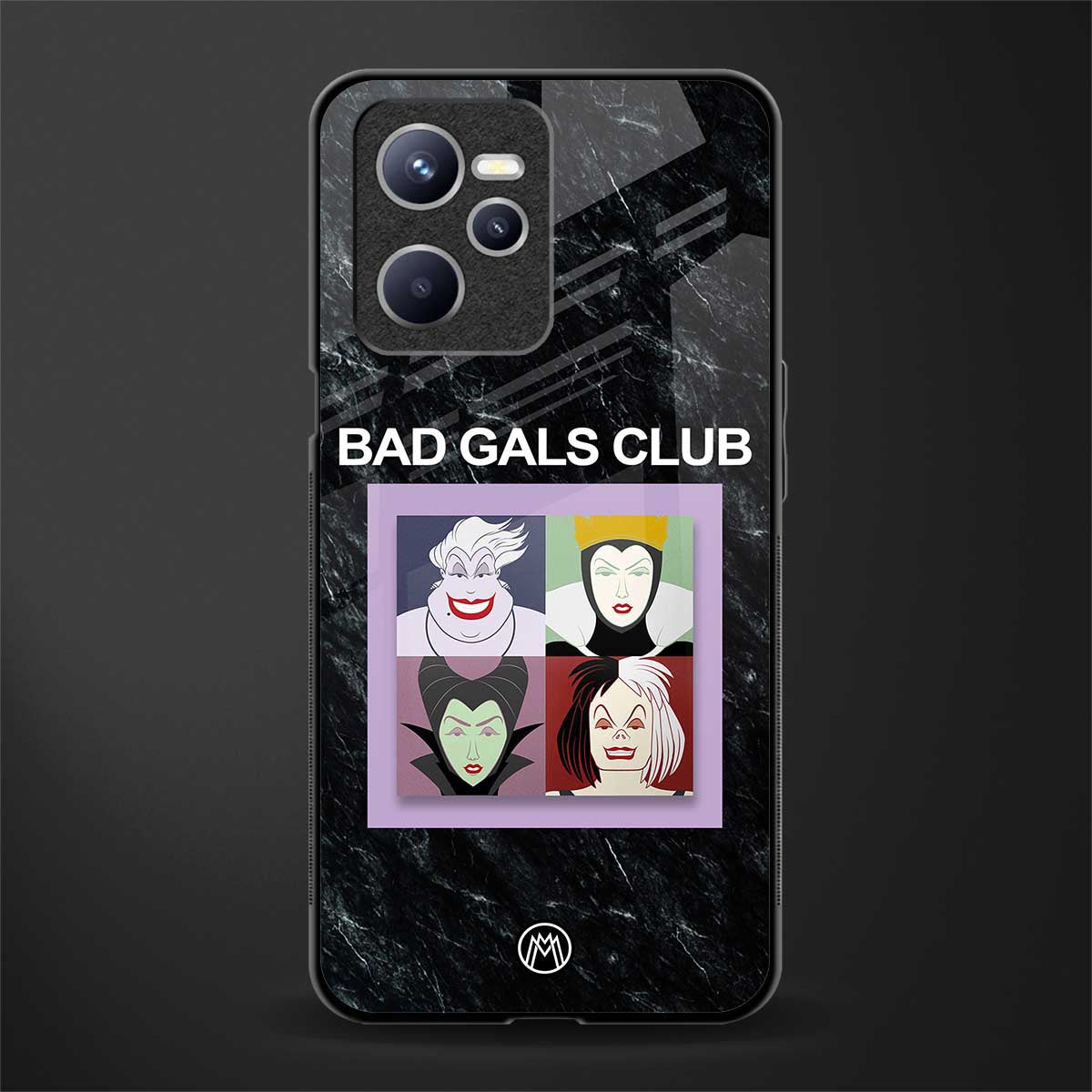 bad gals club glass case for realme c35 image