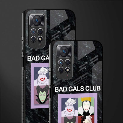 bad gals club back phone cover | glass case for redmi note 11 pro plus 4g/5g