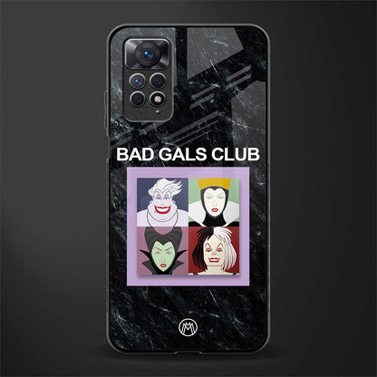 bad gals club back phone cover | glass case for redmi note 11 pro plus 4g/5g