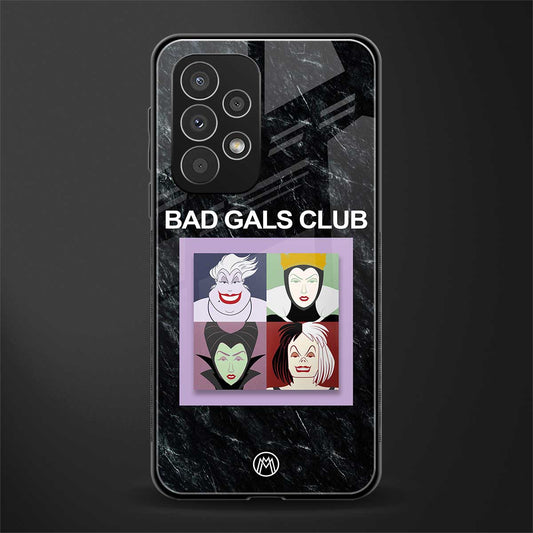 bad gals club back phone cover | glass case for samsung galaxy a23