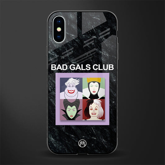 bad gals club glass case for iphone xs image