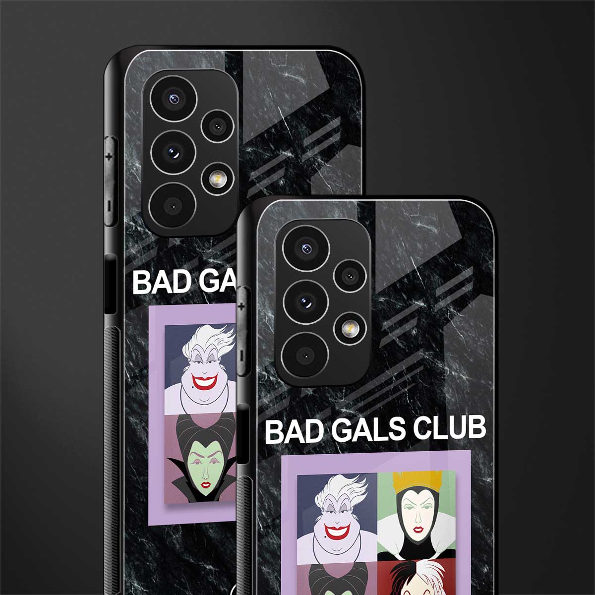 bad gals club back phone cover | glass case for samsung galaxy a13 4g