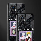 bad gals club back phone cover | glass case for oppo f21 pro 5g