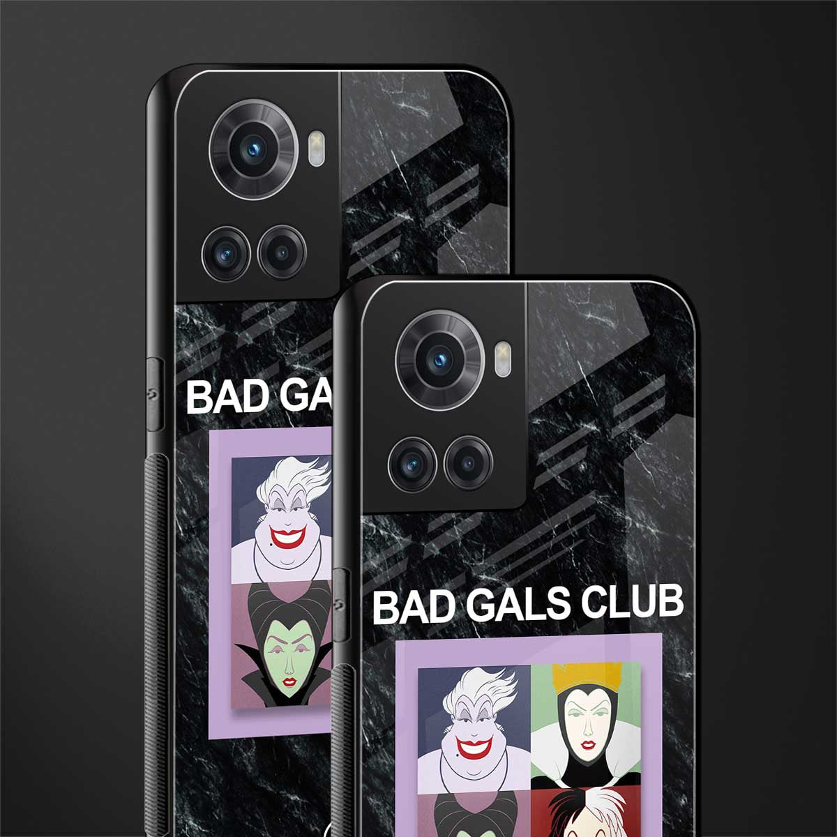bad gals club back phone cover | glass case for oneplus 10r 5g