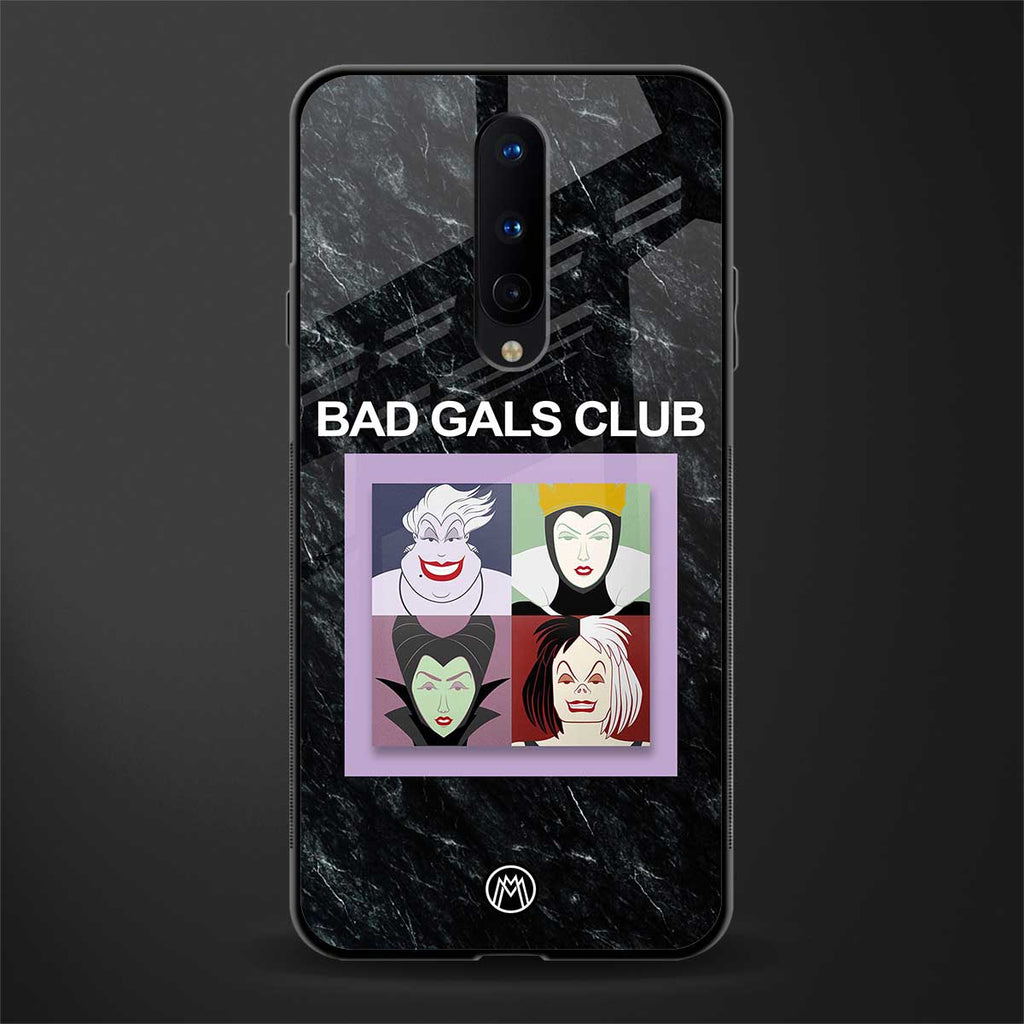 bad gals club glass case for oneplus 8 image