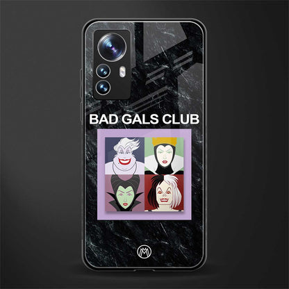 bad gals club back phone cover | glass case for xiaomi 12 pro