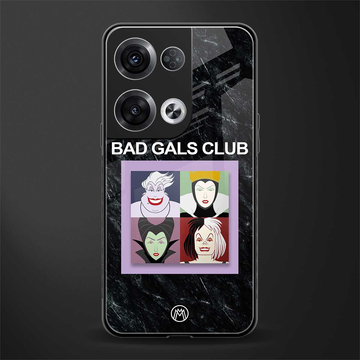 bad gals club back phone cover | glass case for oppo reno 8