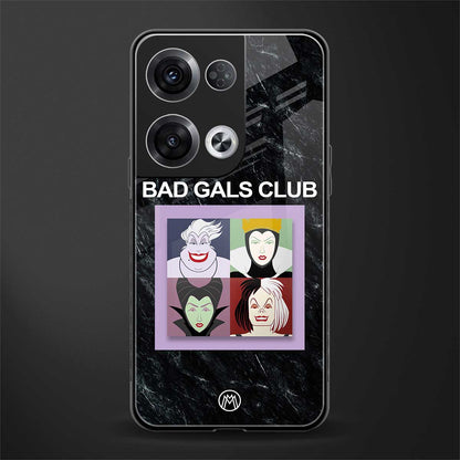 bad gals club back phone cover | glass case for oppo reno 8