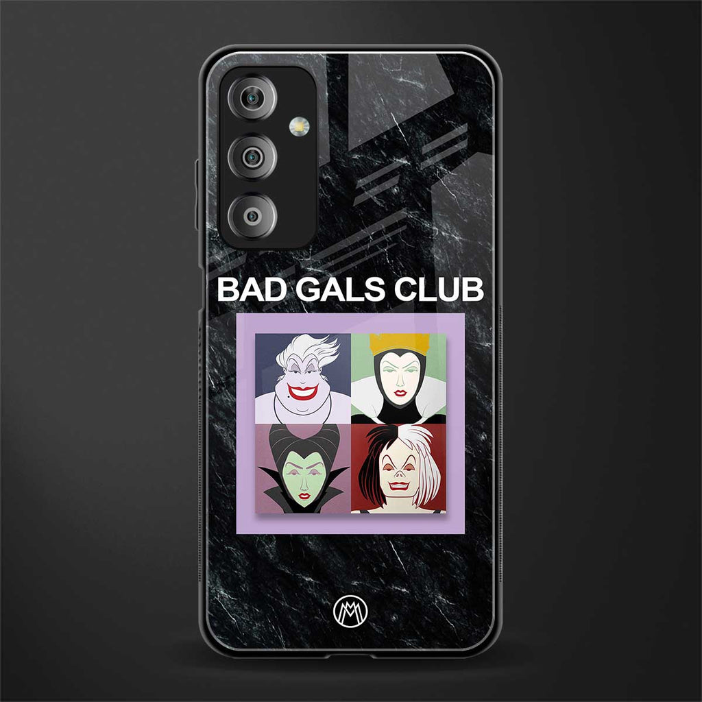 bad gals club back phone cover | glass case for samsung galaxy f23 5g