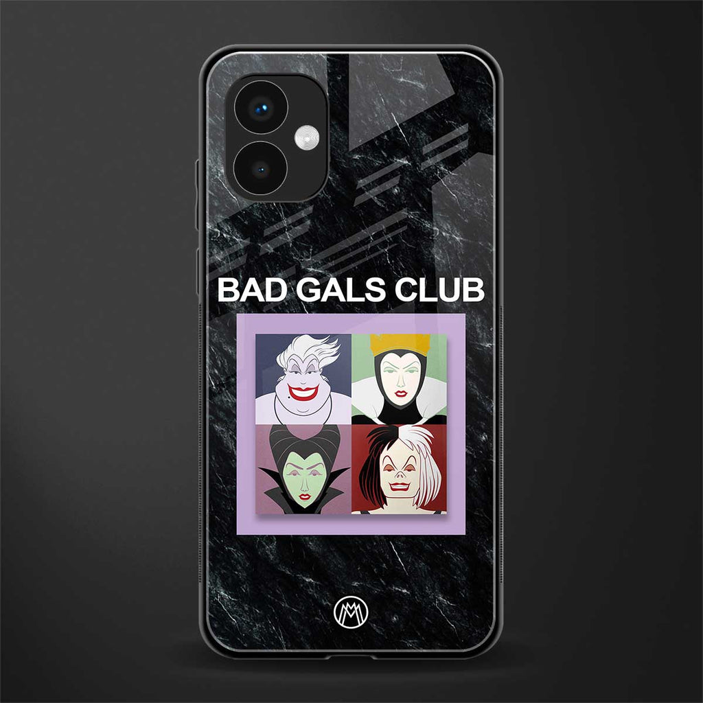 bad gals club back phone cover | glass case for samsung galaxy a04