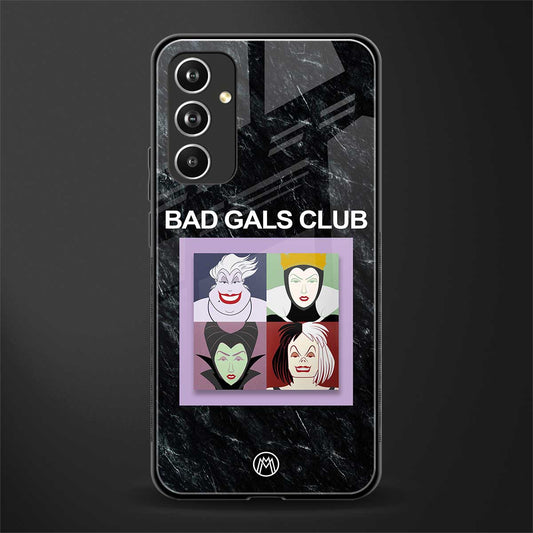 bad gals club back phone cover | glass case for samsung galaxy a54 5g