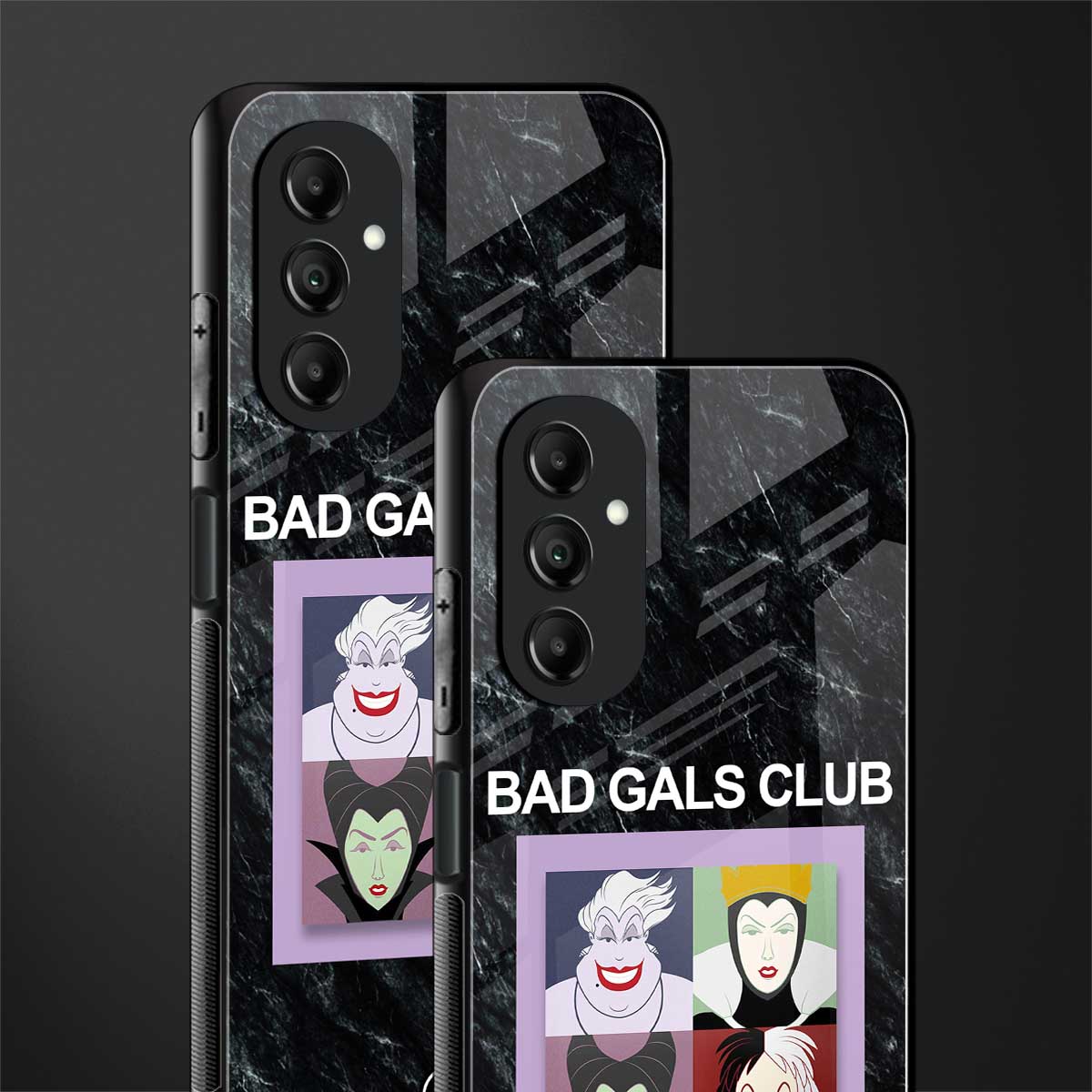 bad gals club back phone cover | glass case for samsung galaxy a14 5g