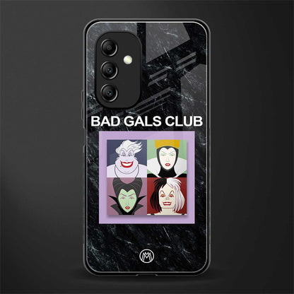 bad gals club back phone cover | glass case for samsung galaxy a14 5g