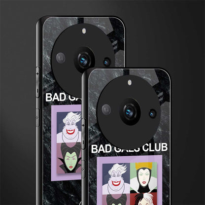 bad gals club back phone cover | glass case for realme 11 pro 5g