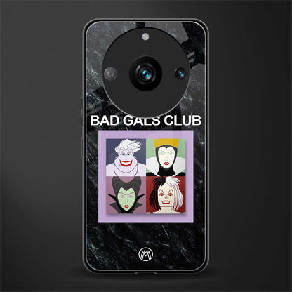 bad gals club back phone cover | glass case for realme 11 pro 5g