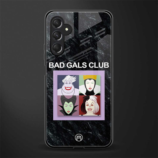 bad gals club back phone cover | glass case for samsun galaxy a24 4g