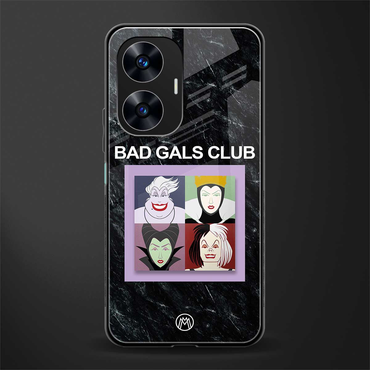 bad gals club back phone cover | glass case for realme c55