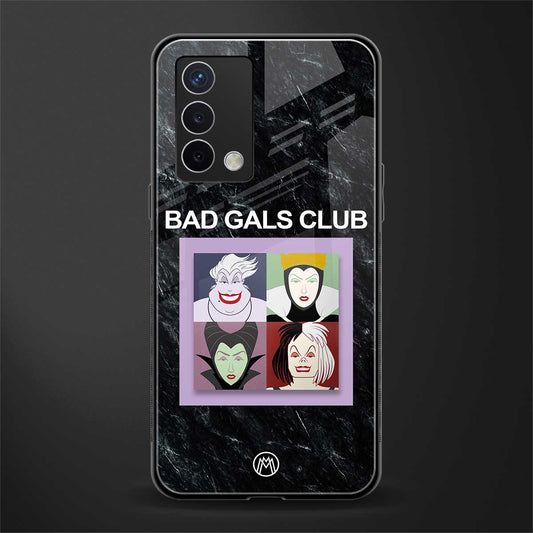 bad gals club back phone cover | glass case for oppo a74 4g