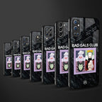 bad gals club back phone cover | glass case for samsung galaxy a04