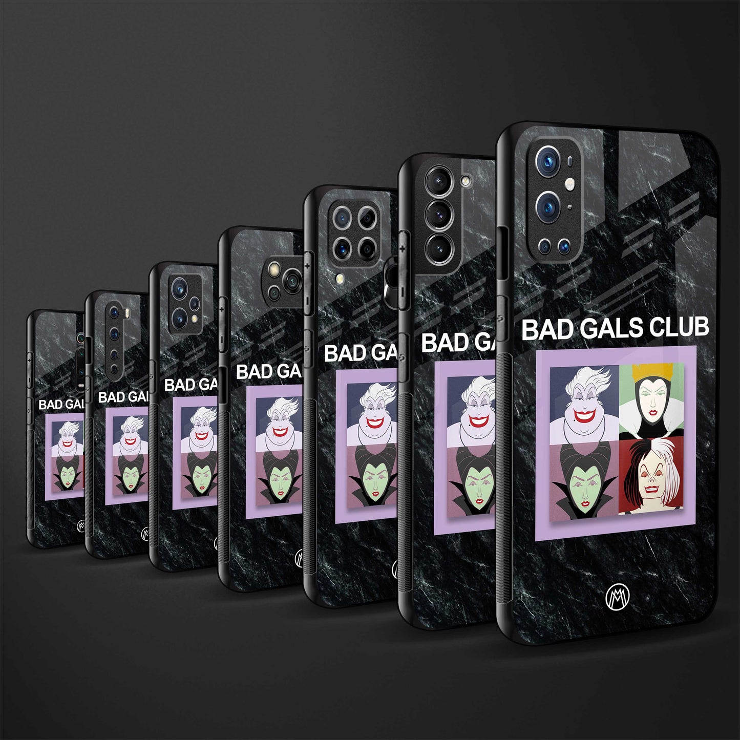 bad gals club back phone cover | glass case for samsung galaxy a04
