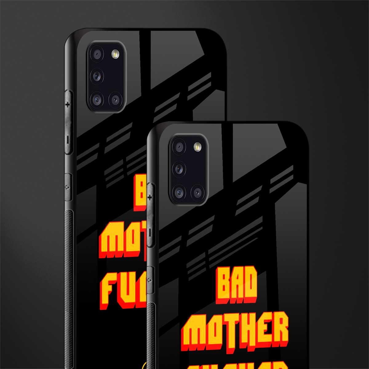 bad motherfcker glass case for samsung galaxy a31 image-2