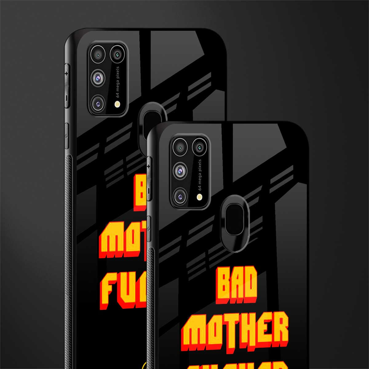 bad motherfcker glass case for samsung galaxy m31 prime edition image-2