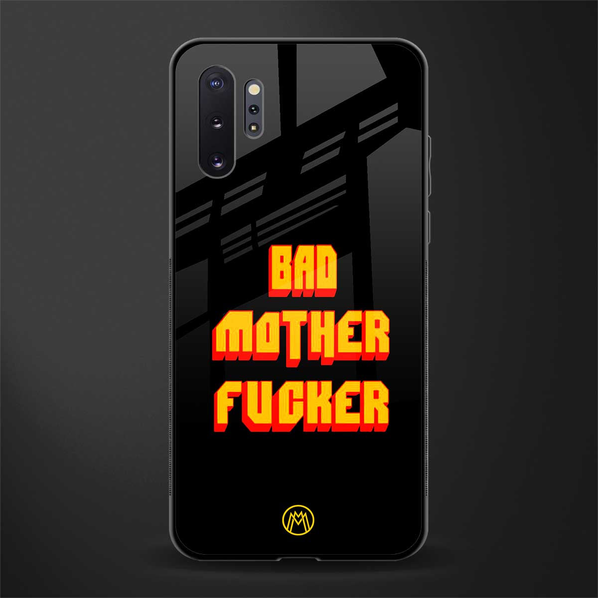 bad motherfcker glass case for samsung galaxy note 10 plus image