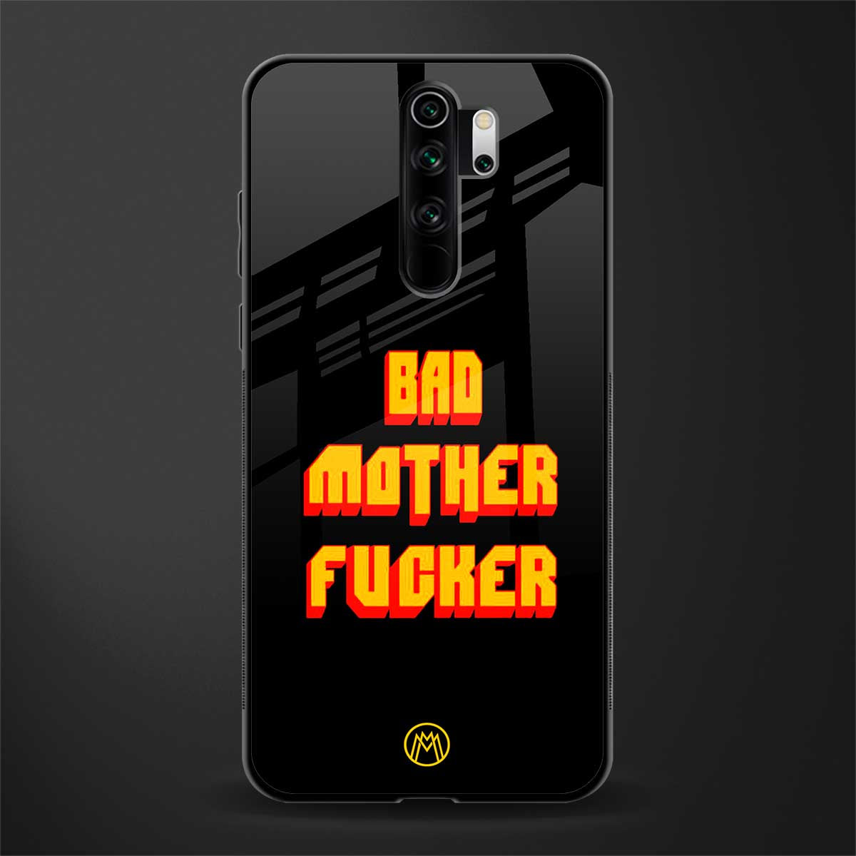 bad motherfcker glass case for redmi note 8 pro image
