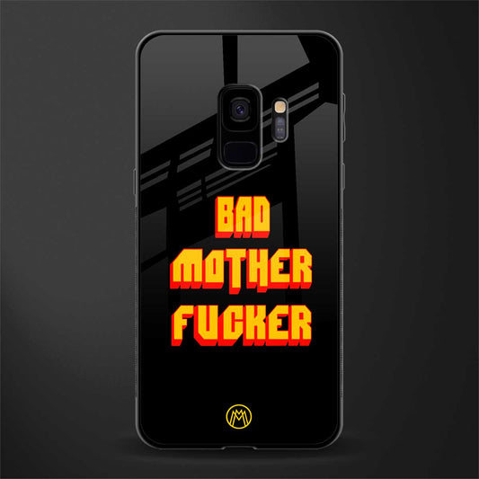 bad motherfcker glass case for samsung galaxy s9 image