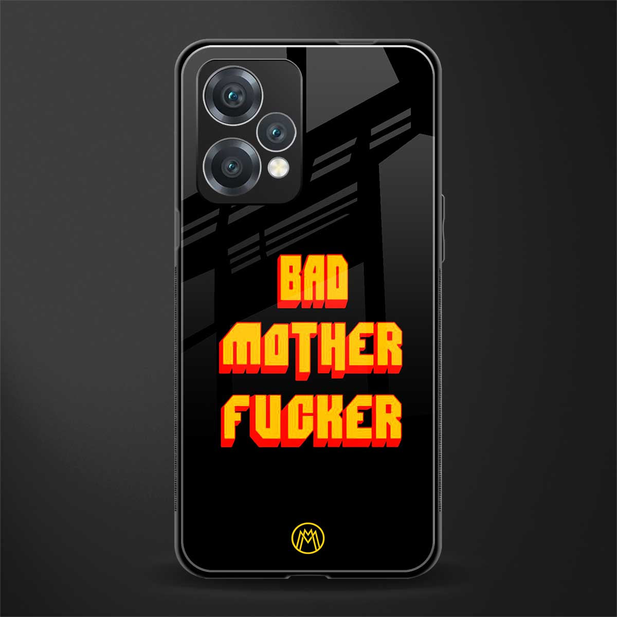 bad motherfcker back phone cover | glass case for realme 9 pro 5g