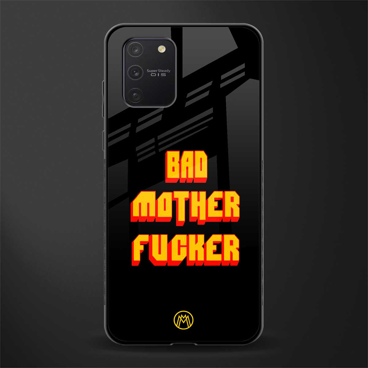 bad motherfcker glass case for samsung galaxy a91 image
