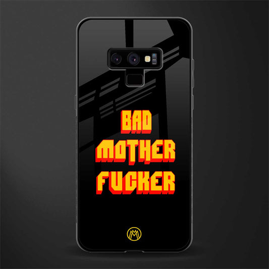 bad motherfcker glass case for samsung galaxy note 9 image