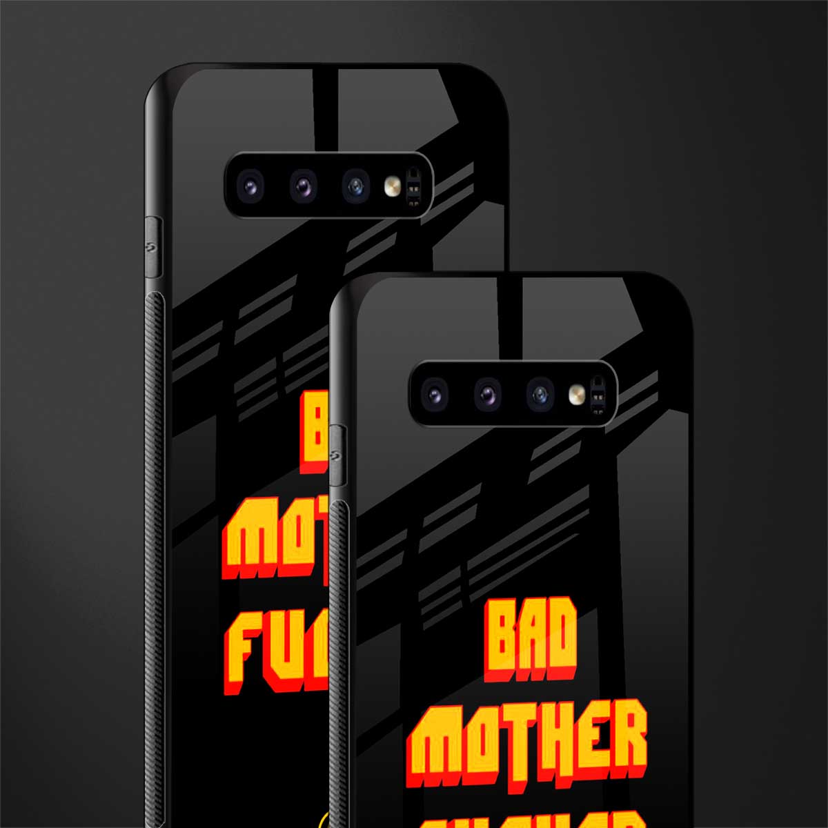 bad motherfcker glass case for samsung galaxy s10 plus image-2
