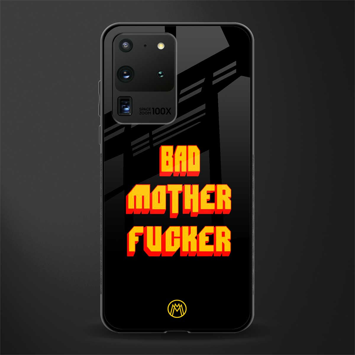 bad motherfcker glass case for samsung galaxy s20 ultra image