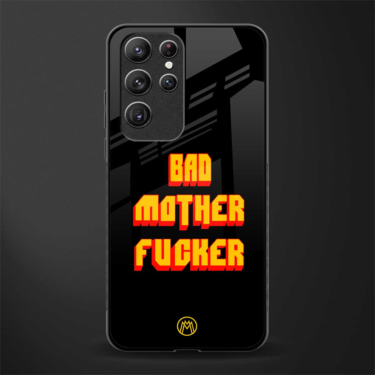 bad motherfcker glass case for samsung galaxy s22 ultra 5g image