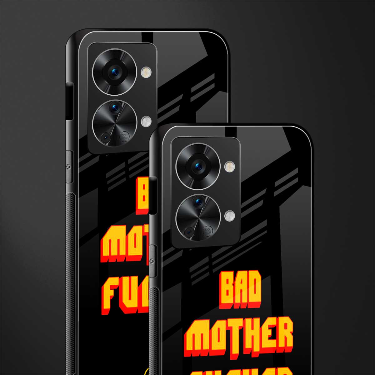 bad motherfcker glass case for phone case | glass case for oneplus nord 2t 5g