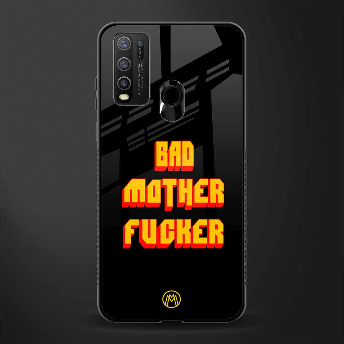 bad motherfcker glass case for vivo y30 image