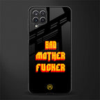 bad motherfcker glass case for samsung galaxy a12 image