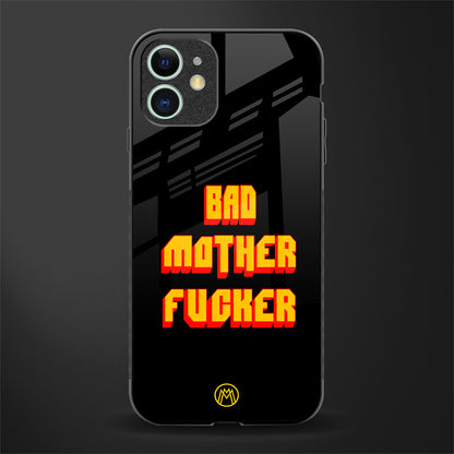 bad motherfcker glass case for iphone 12 image