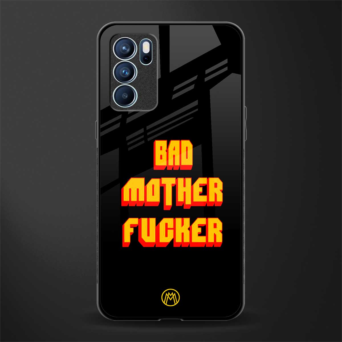 bad motherfcker glass case for oppo reno6 pro 5g image
