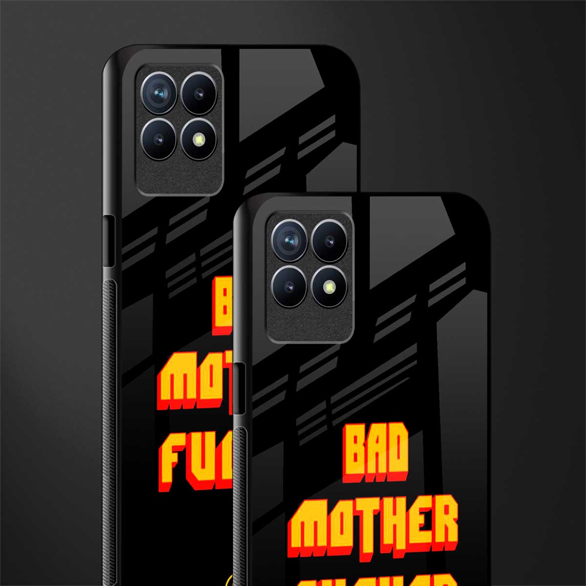 bad motherfcker glass case for realme 8i image-2