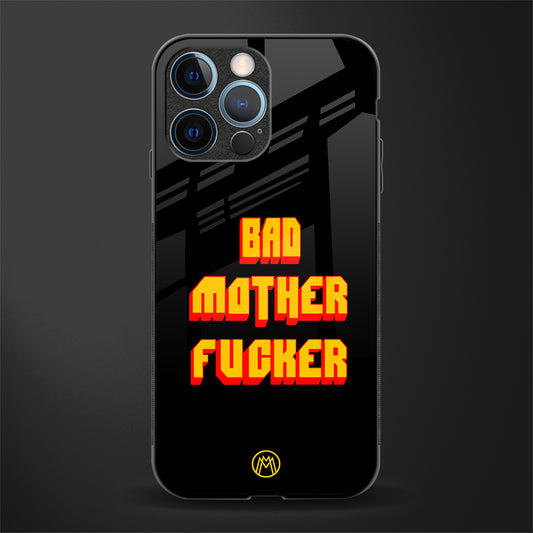 bad motherfcker glass case for iphone 12 pro image