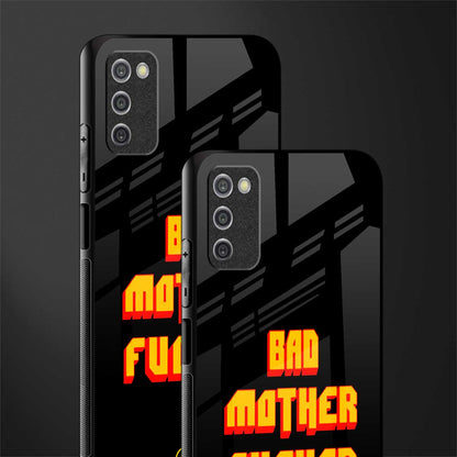 bad motherfcker glass case for samsung galaxy a03s image-2
