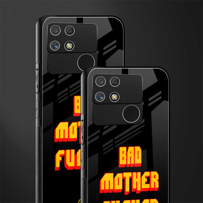 bad motherfcker back phone cover | glass case for realme narzo 50a