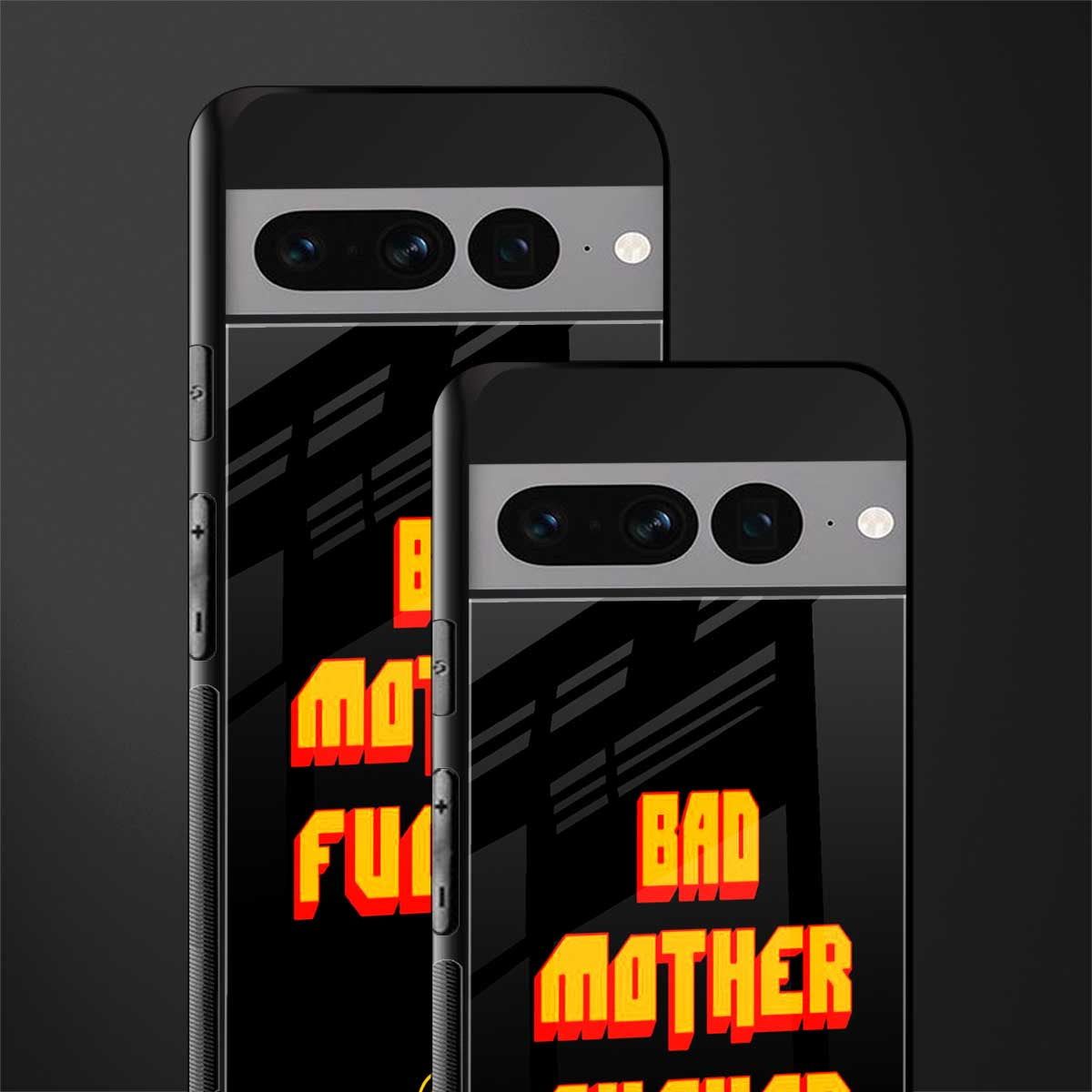 bad motherfcker back phone cover | glass case for google pixel 7 pro