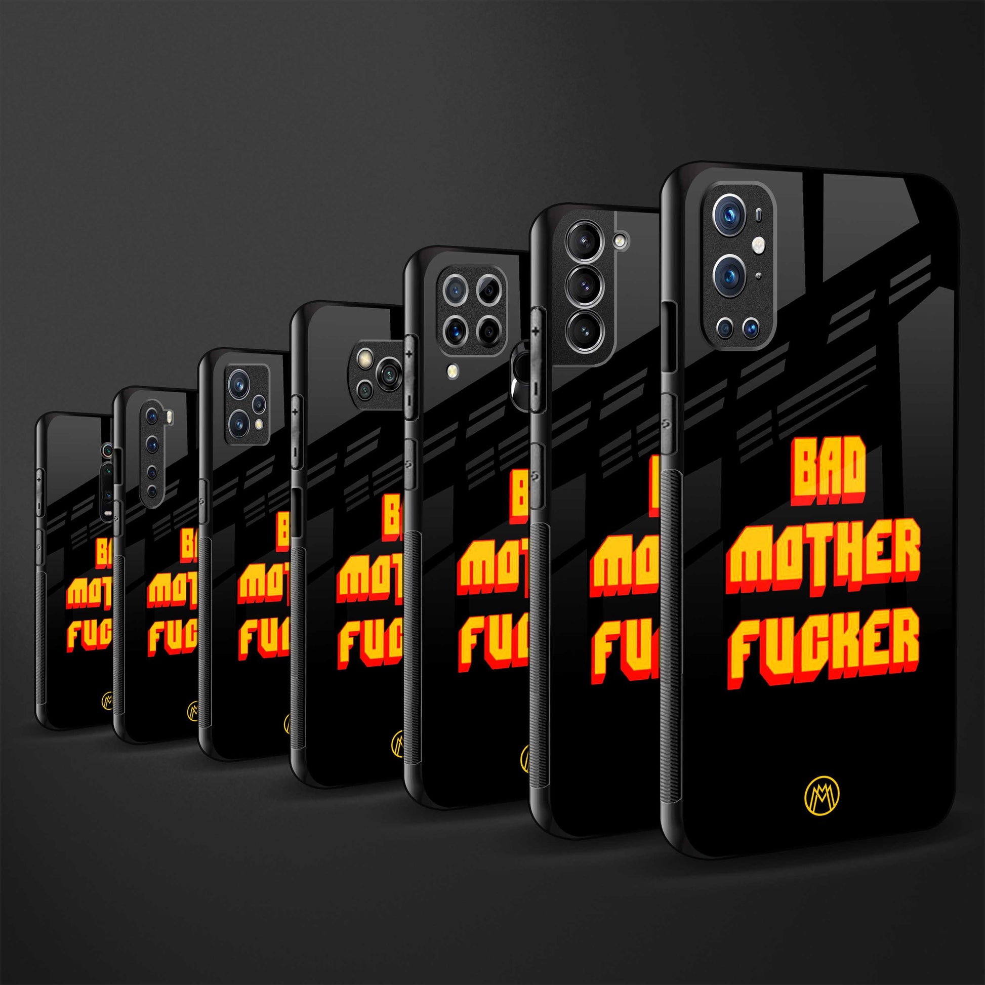 bad motherfcker back phone cover | glass case for samsung galaxy a04