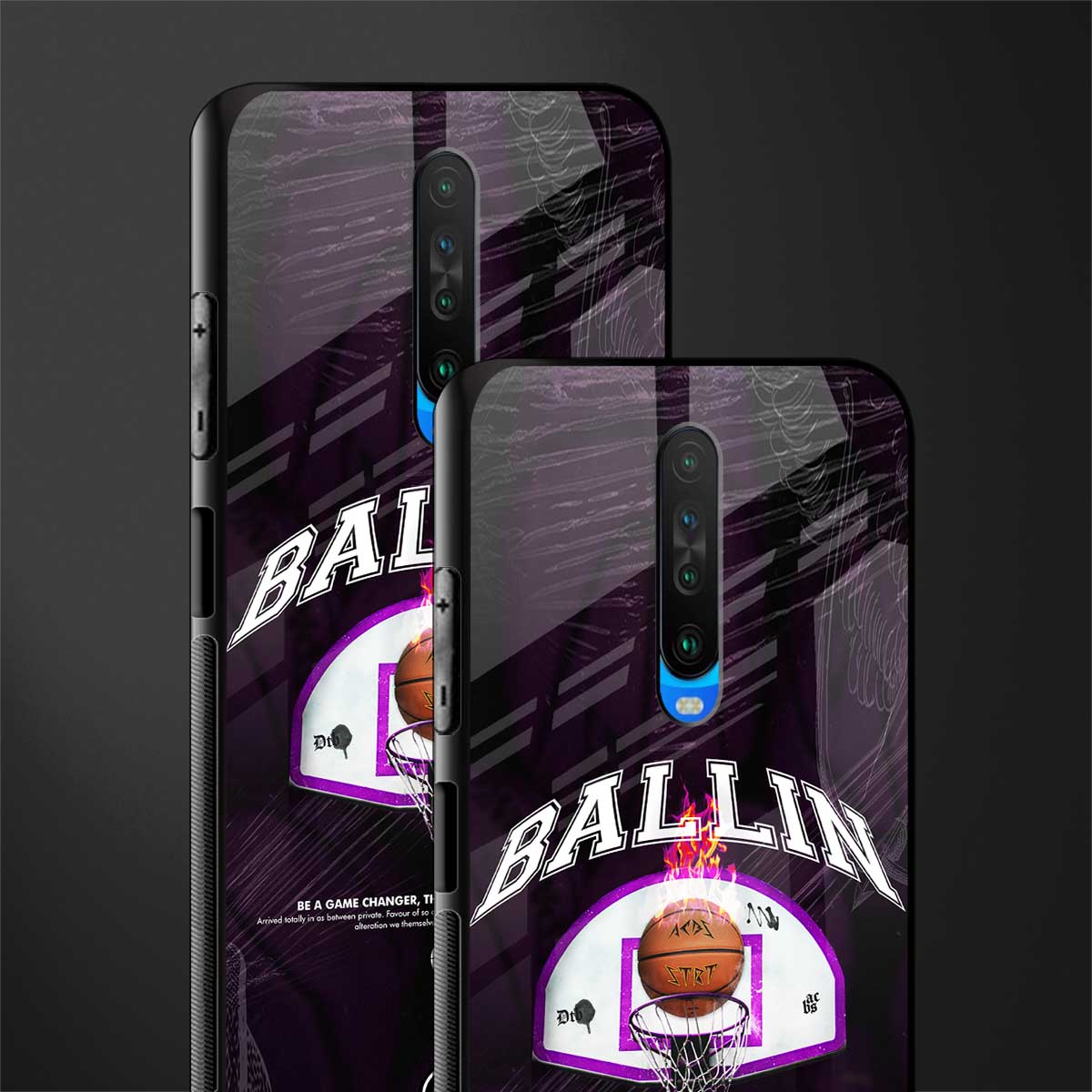 ballin glass case for poco x2 image-2