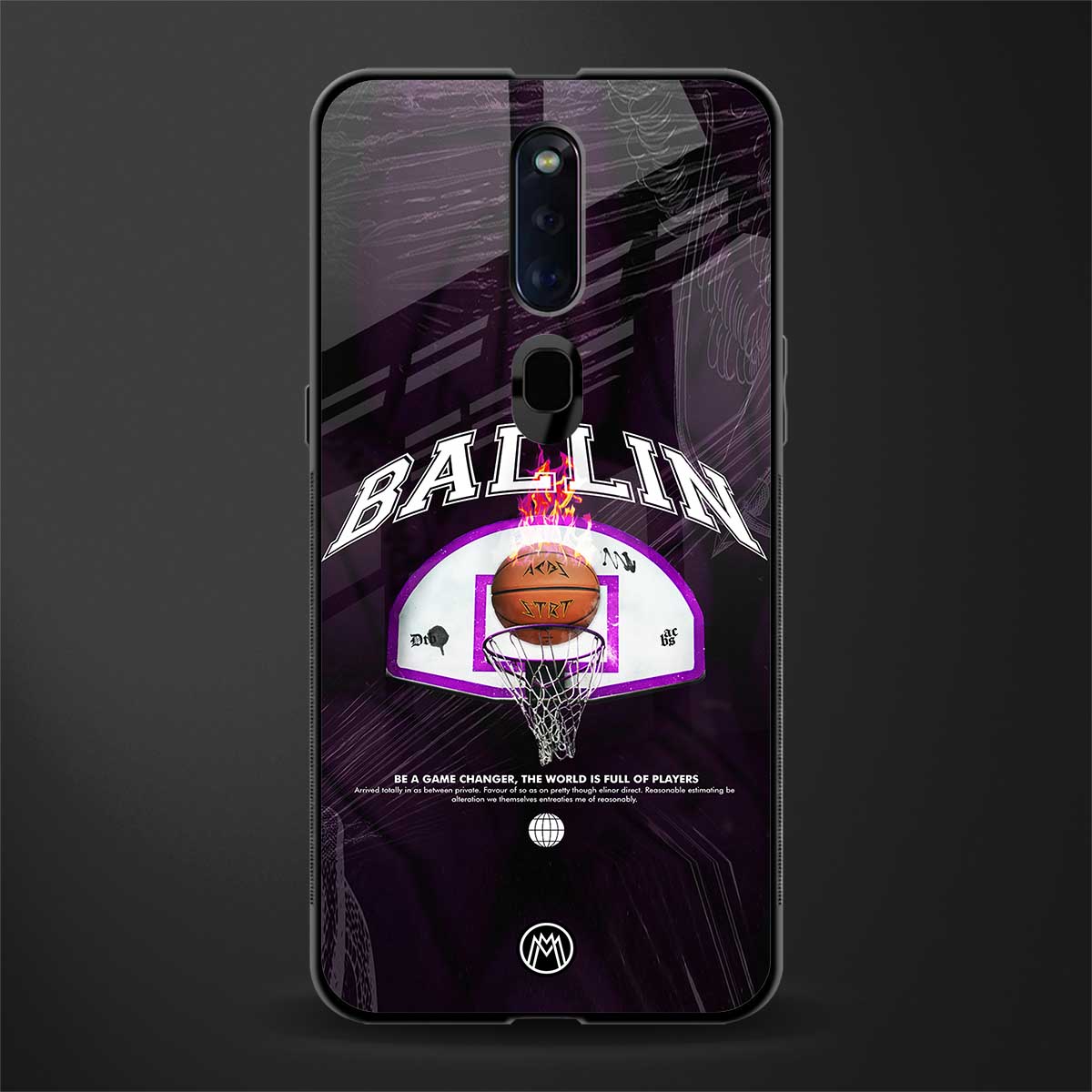 ballin glass case for oppo f11 pro image